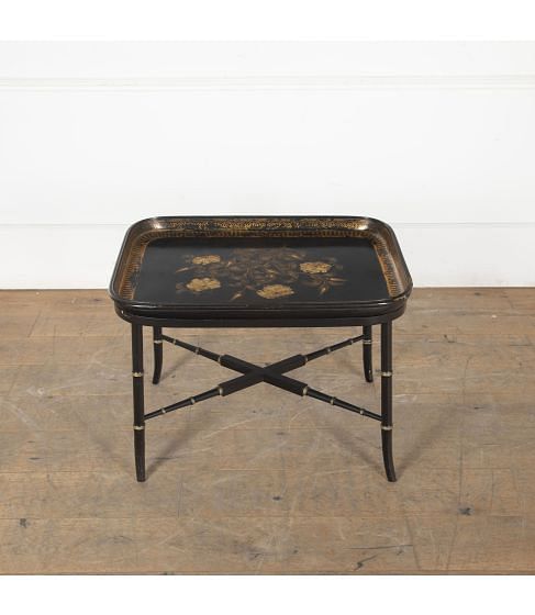 20th Century Regency Design Butlers Tray on Stand