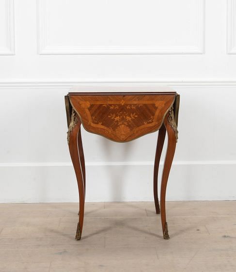 French Napoleon III Rosewood Side Table
