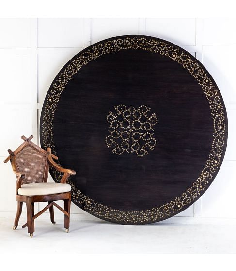 20th Century Anglo-Indian Ebonised Centre Table
