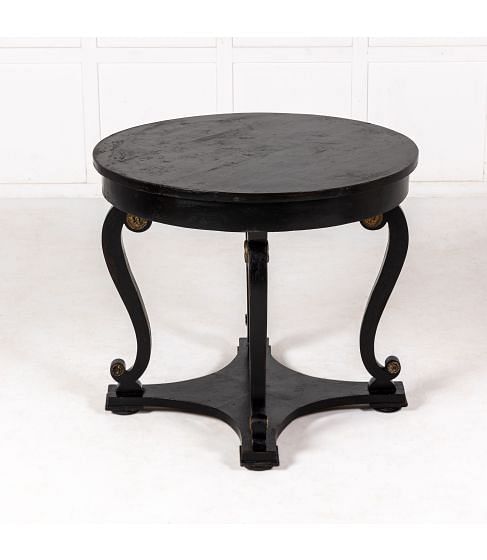 Early 19th Century Italian Ebonised Centre Table