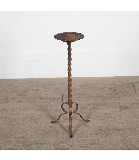 20th Century Spanish Gilt Metal Occasional Table