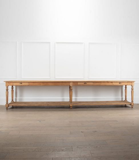 Large 19th Century French Drapers Table