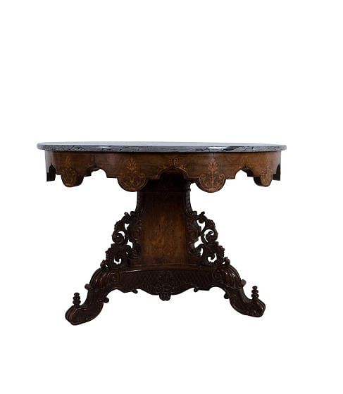 19th Century Italian Carved Gueridon by Gabriele Capello