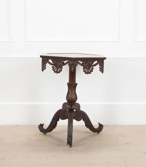 19th Century Anglo Indian Snap Top Table
