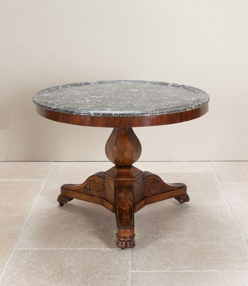 19th Century French Mahogany Gueridon