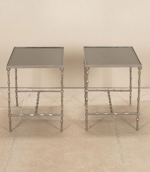 Pair of 20th Century French Maison Bagues Side Tables