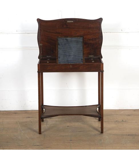 George III Period Mahogany Dressing Table