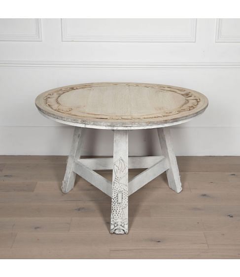 19th Century Bleached Oak Centre Table