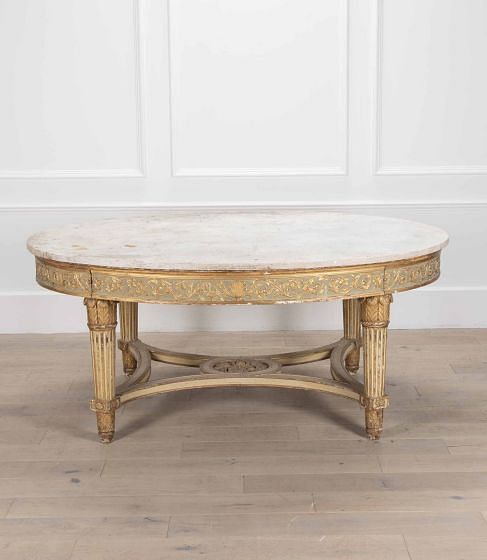 Large 19th Century Italian Oval Centre Table