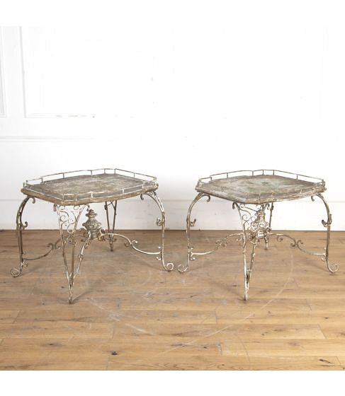 SALE: Pair of 20th Century American Conservatory Tables