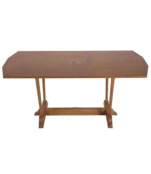 1970s English Oak Refectory Table
