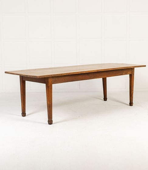 Large 18th Century French Cherrywood Farmhouse Table