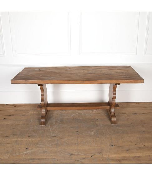 20th Century English Elm Refectory Table
