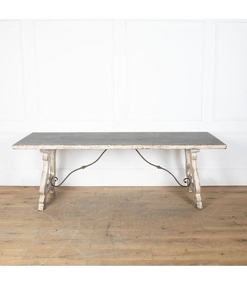 Large 19th Century Italian Tuscan Dining Table