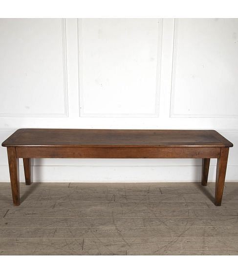 19th Century French Fruitwood Refectory Table