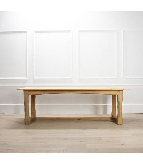 Late Victorian Large Oak Refectory Table