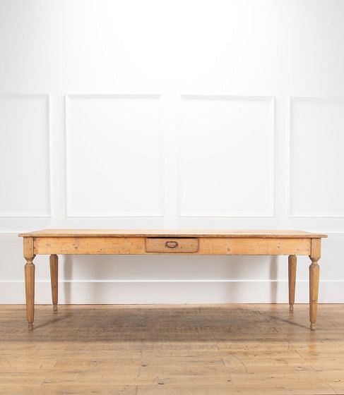 19th Century Italian Pine Farmhouse Table