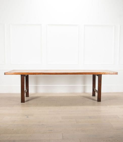 19th Century French Oak Country Farmhouse Table