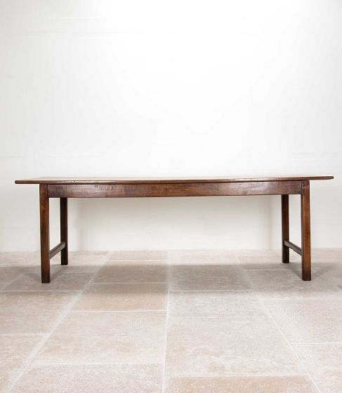 19th Century English Cherry Wood Farmhouse Table TD8541844