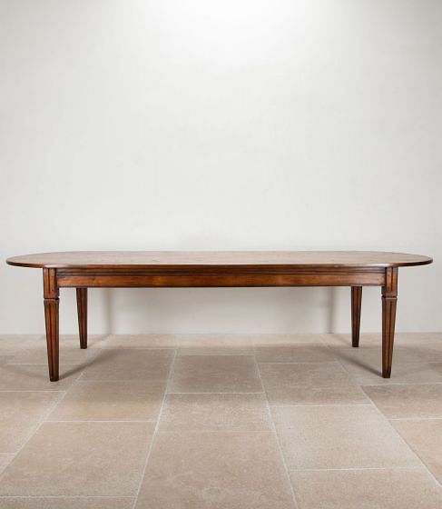 Large 19th Century French Chestnut Farmhouse Table