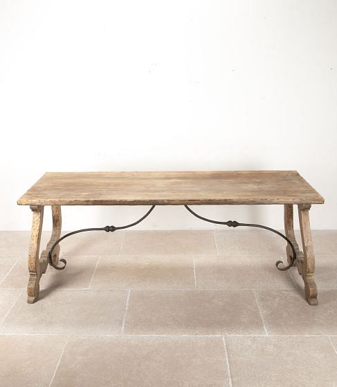 19th Century Spanish Walnut Fratino Table