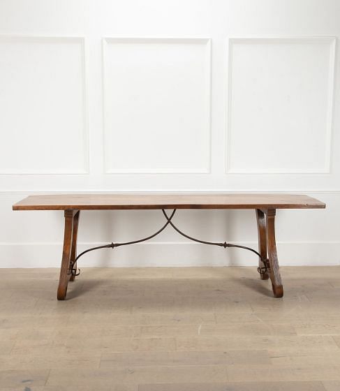 19th Century French Walnut Serving Table