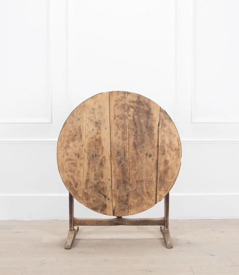 19th Century French Vendange Tilt Top Table