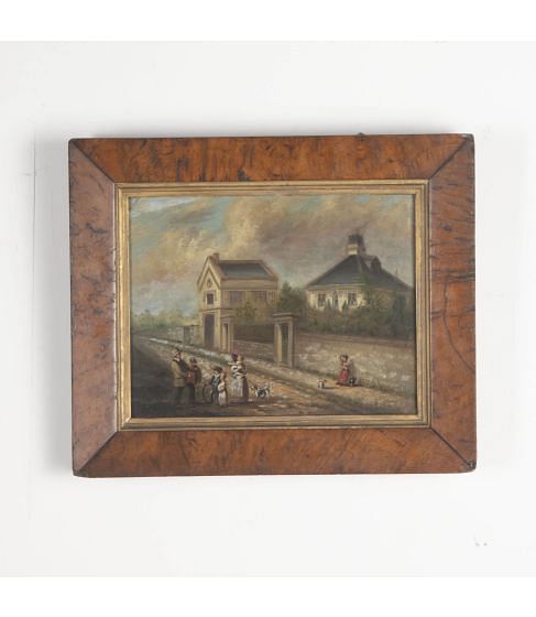 English 19th Century Oil on Canvas