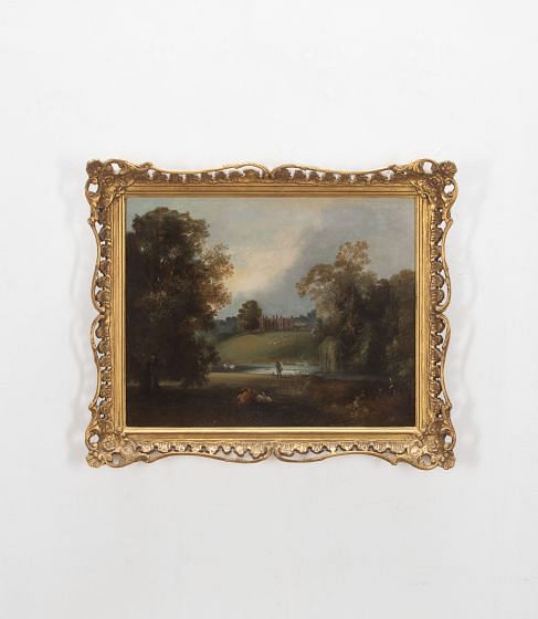 19th Century Oil on Canvas