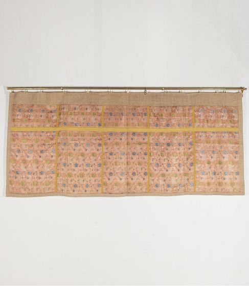 Large 18th Century Italian Silk Panel