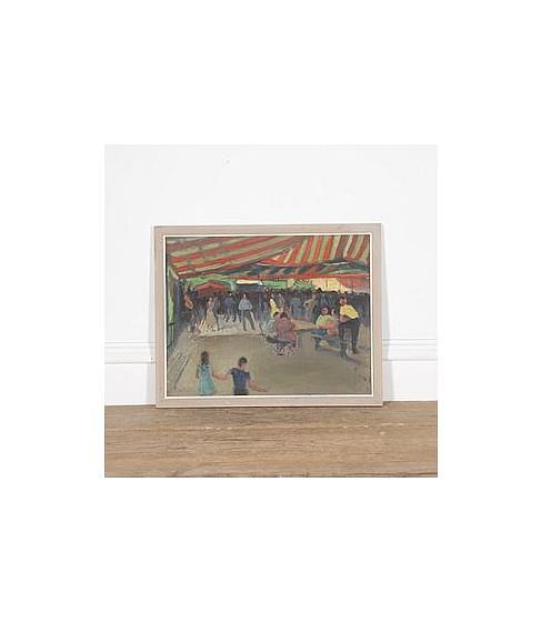 20th Century French Painting 'Danser à la Fête du Village'