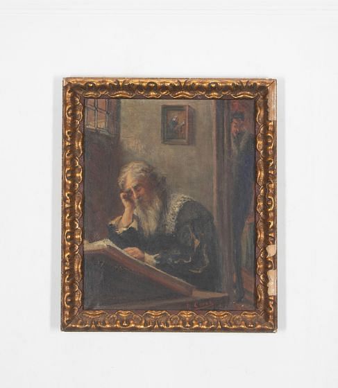 Painting 'The Temptation' By Hubertus Coeck