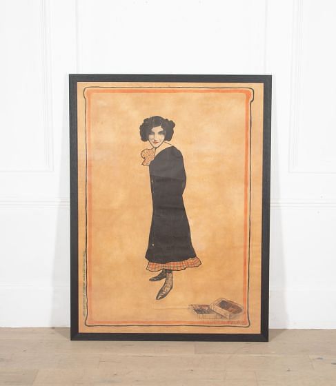 Large Original Poster Claudine in Paris