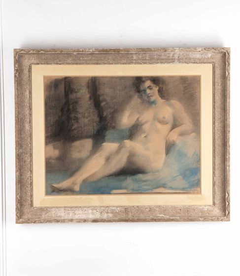 Mid-Century French Reclining Nude