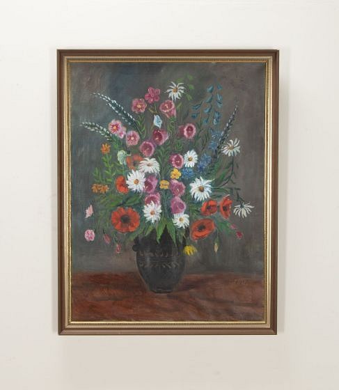 20th Century Swedish Oil on Canvas Painting