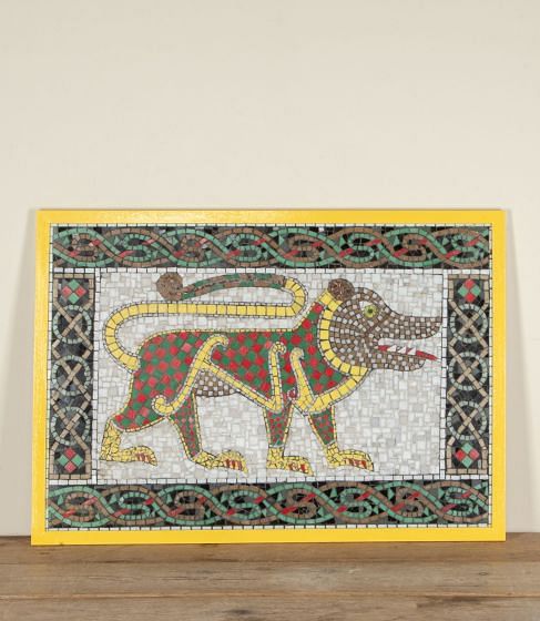 20th Century Mosaic Artwork of Evangelical Lion