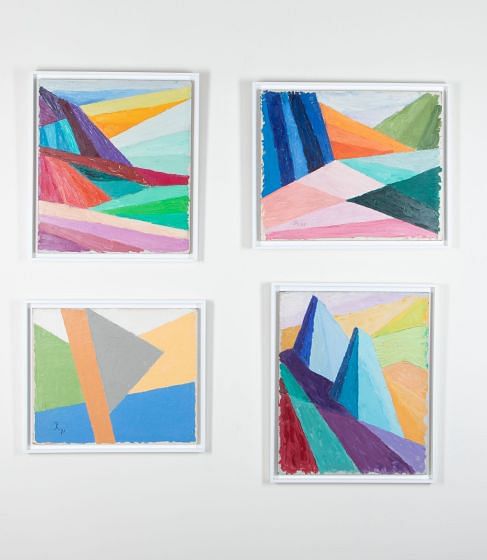 Collection of Four 20th Century French Modernist Paintings