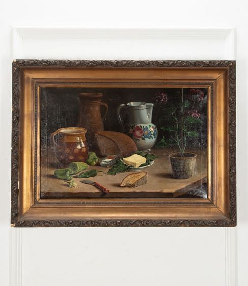 19th Century Italian Still Life Painting by Antonio Reynes