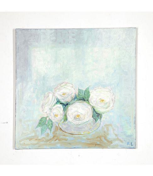 White Roses by Susanna Linhart