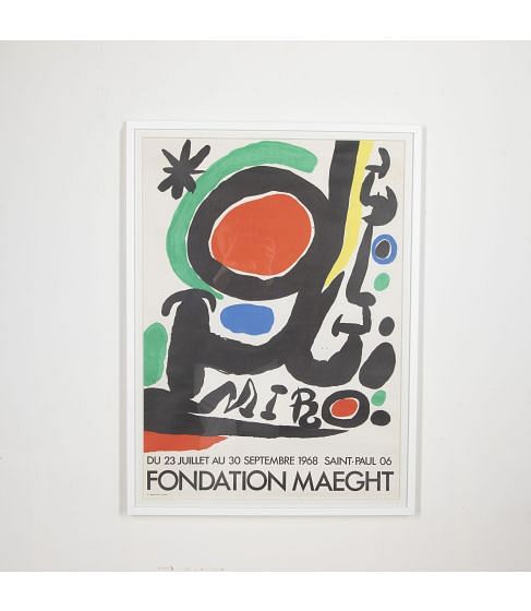 Fondation Maeght Joan Miro Abstract Poster 1968