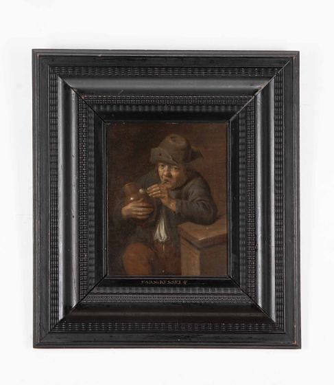 18th Century Dutch Portrait of a Man with a Pipe