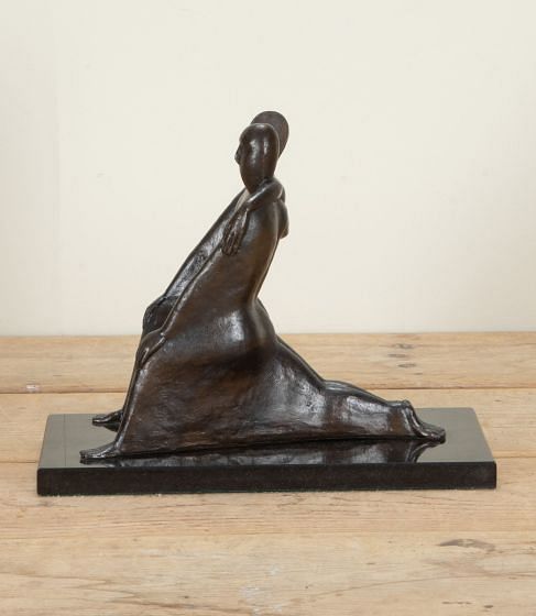 Modernist English Bronze 'Gemini' by William Harling