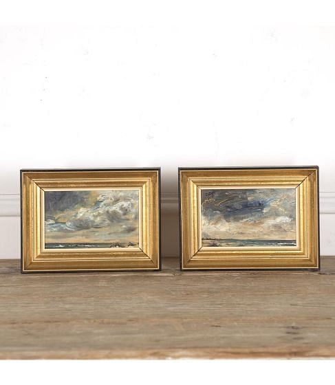 Pair of Mid-Century Abstract Seascapes