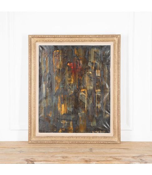 Large 20th Century French Abstract Painting