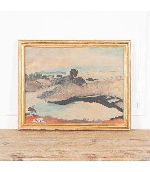 20th Century Abstract Landscape Painting