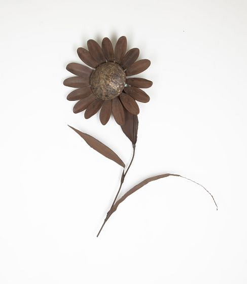 20th Century Spanish Illuminated Flower Wall Sculpture