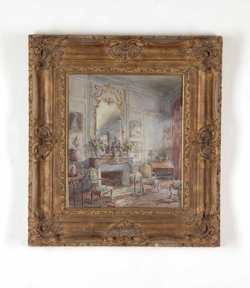19th Century French Still Life Watercolour Painting