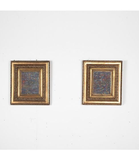 Pair of French Impressionist Paintings
