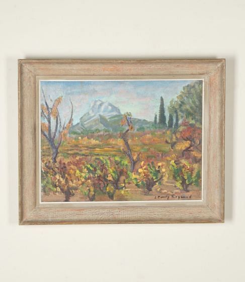 20th Century French Landscape Oil on Canvas Painting