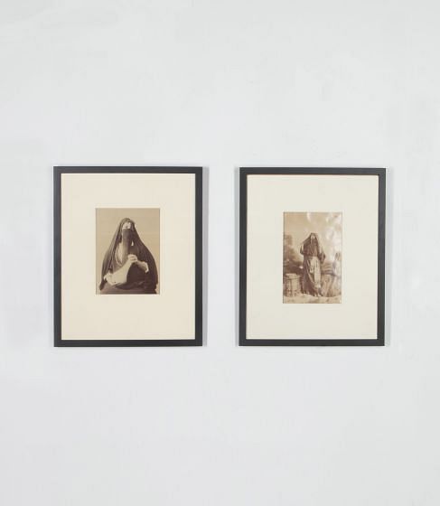 Pair of Albumen Prints depicting North African Women